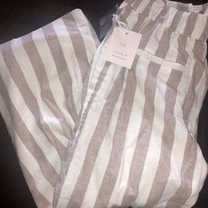 LC wide leg capris pant